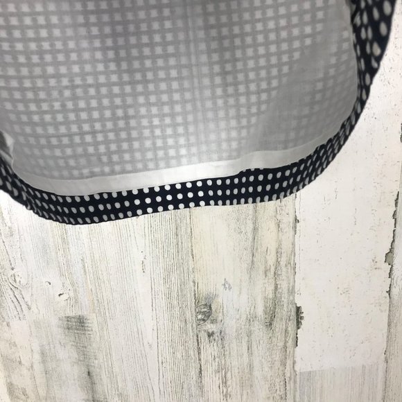 💜 Vineyard Vines Navy polka dot 100% cotton skirt - Picture 4 of 6